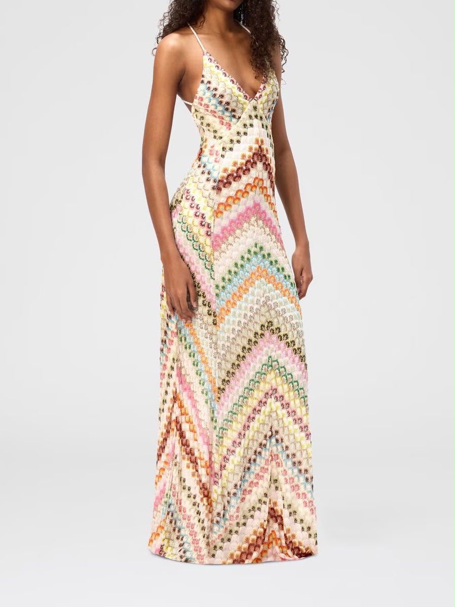 Missoni Halter Neck Maxi Dress