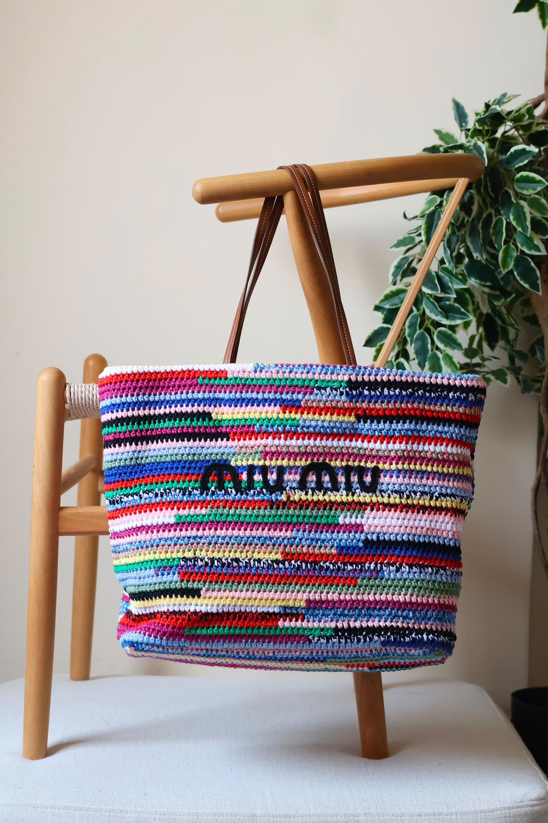 Miu Miu Crochet Tote Bag - Image 4