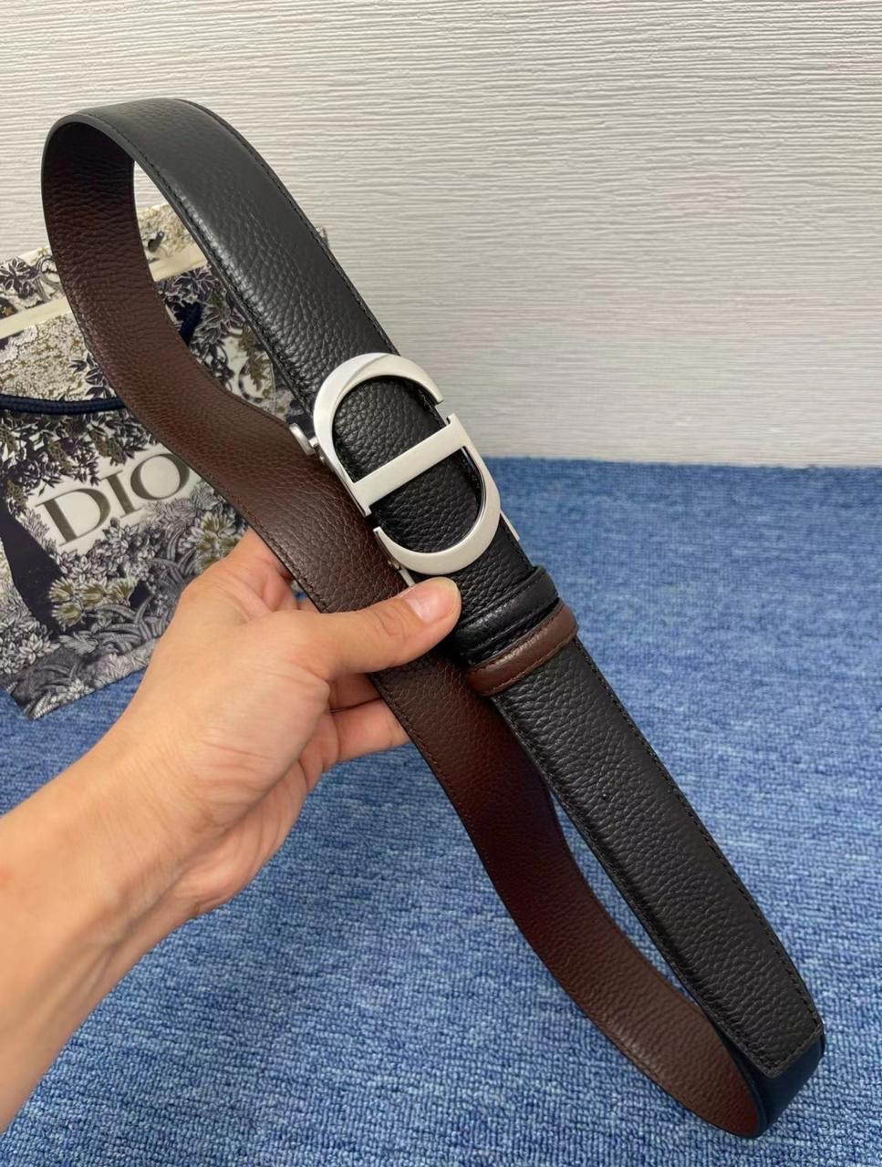 Dior Reversible Belts Feature Signature CD - Image 4
