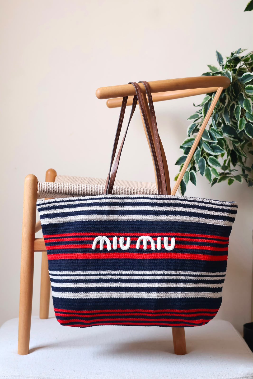 Miu Miu Crochet Tote Bag - Image 3