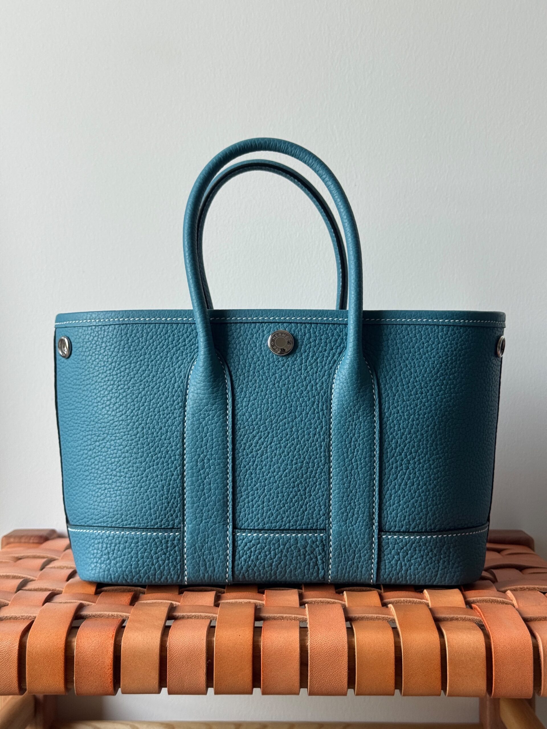 Hermès Garden Party 23 Cm Negonda Leather With Silver-Tone Hardware - Image 17