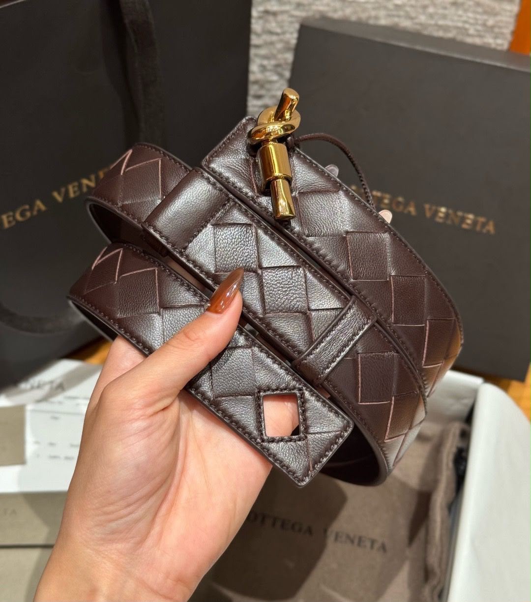Bottega Veneta Andiamo Belt - Image 12