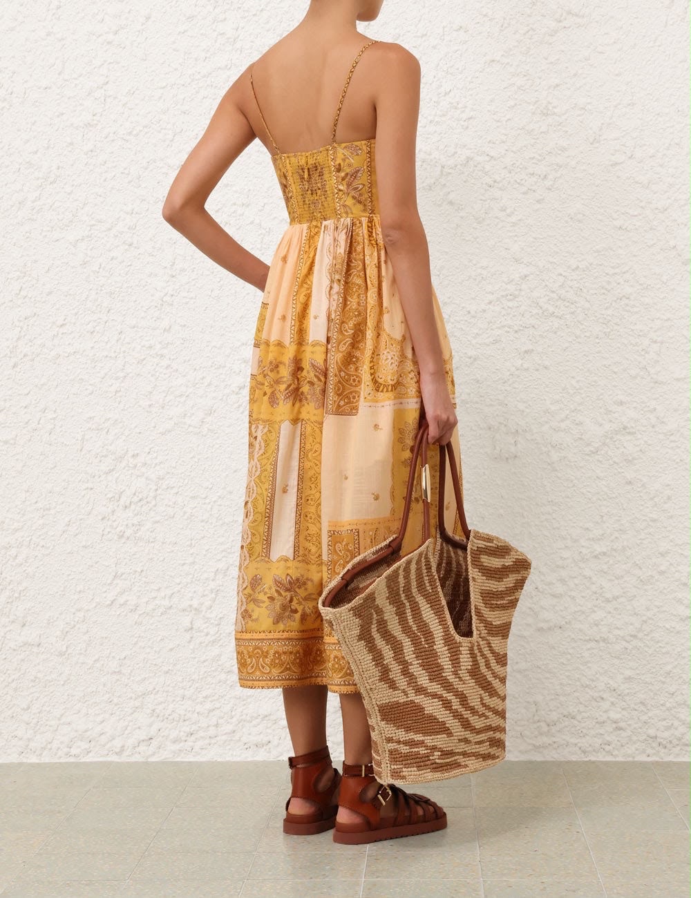 ZIMMERMANN Lucky Corset Midi Dress - Image 2