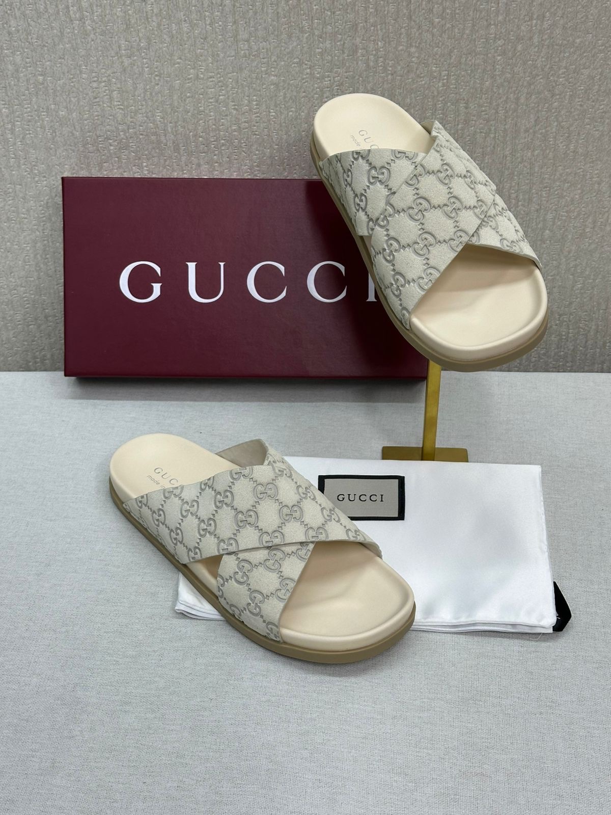Gucci GG Slide Sandals For Men - Image 2