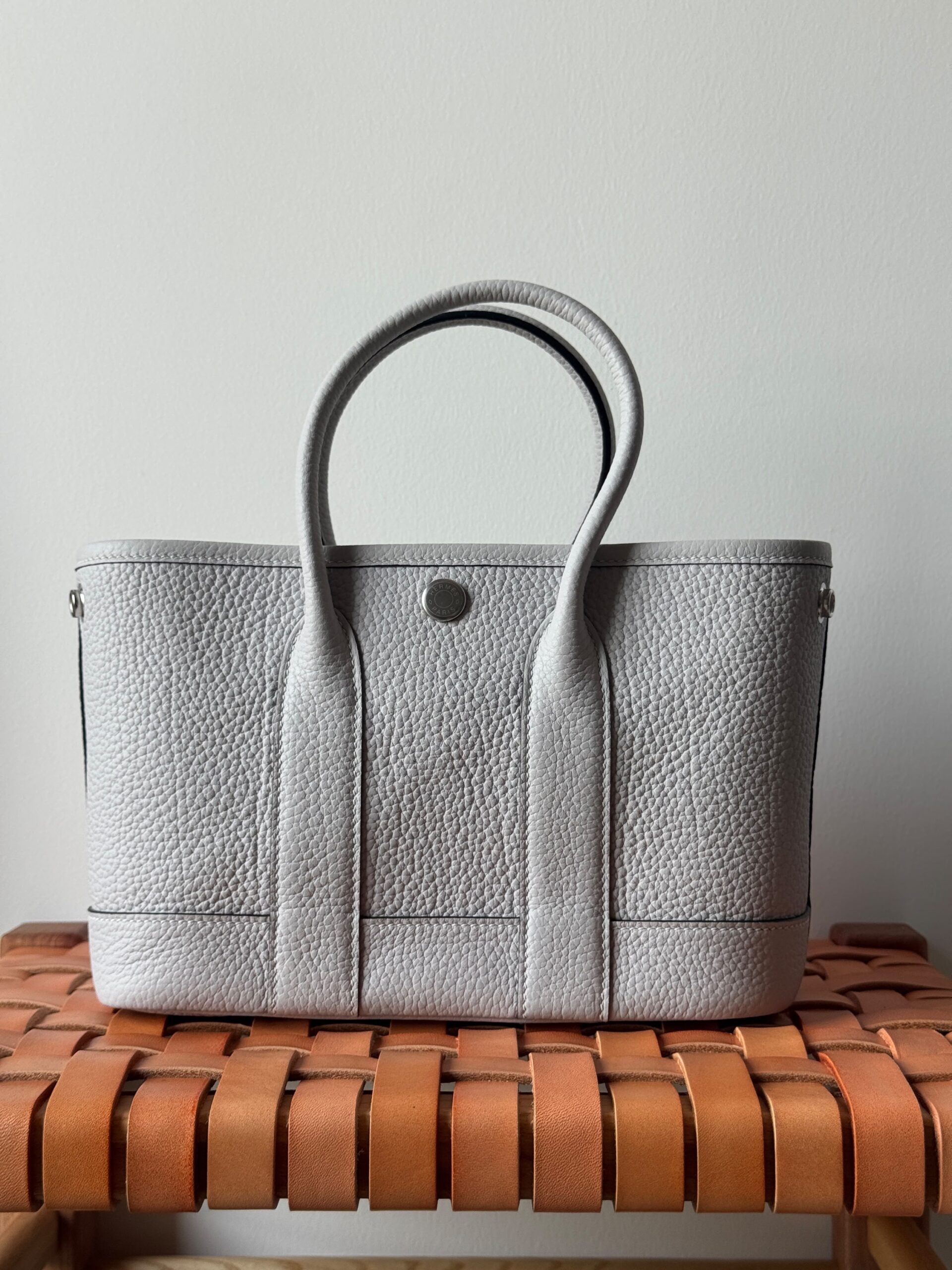 Hermès Garden Party 23 Cm Negonda Leather With Silver-Tone Hardware - Image 15