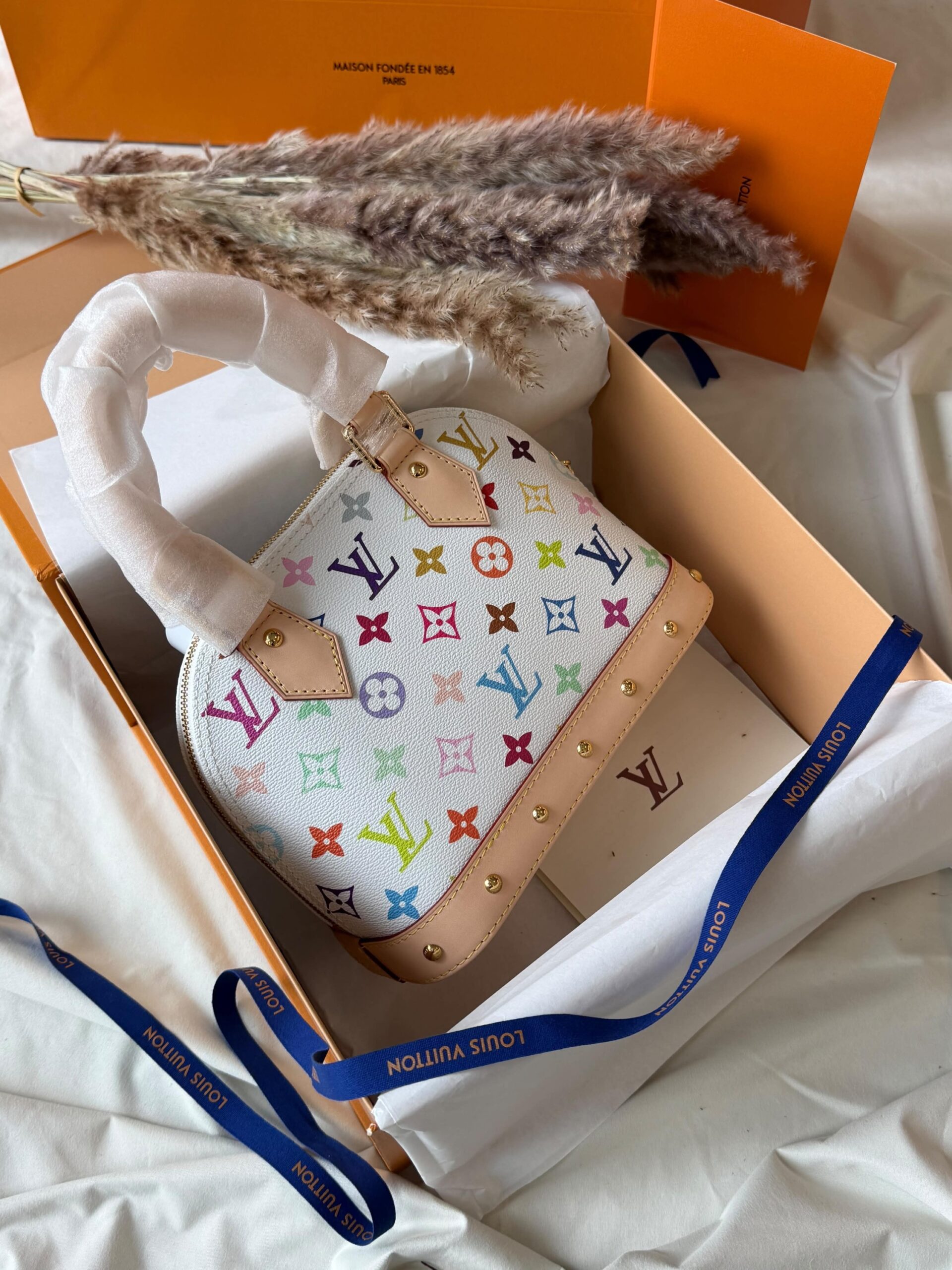 Louis Vuitton LV x TM Alma BB Handbag - Image 4