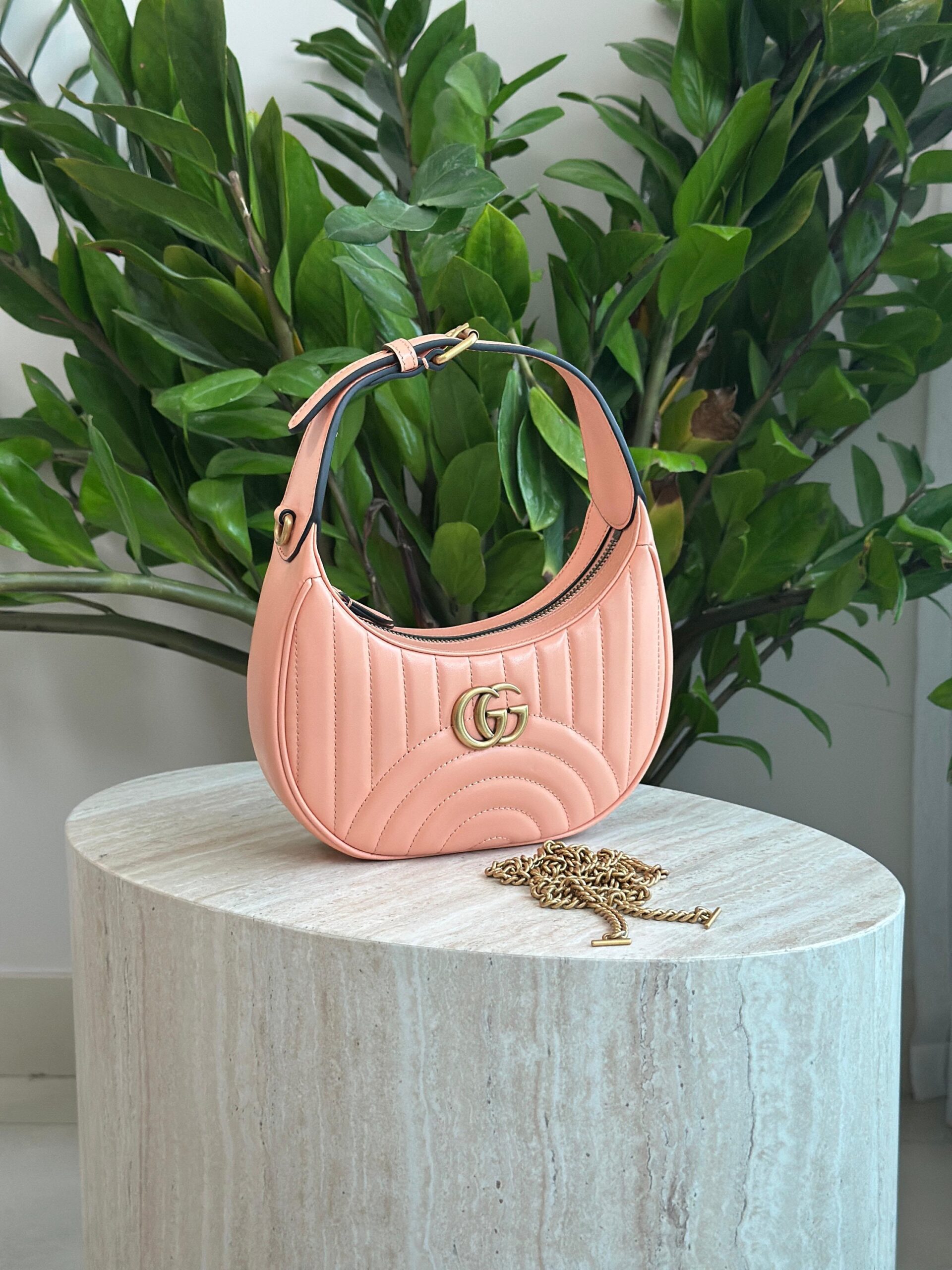 Gucci GG Marmont Half Moon Bag - Image 3