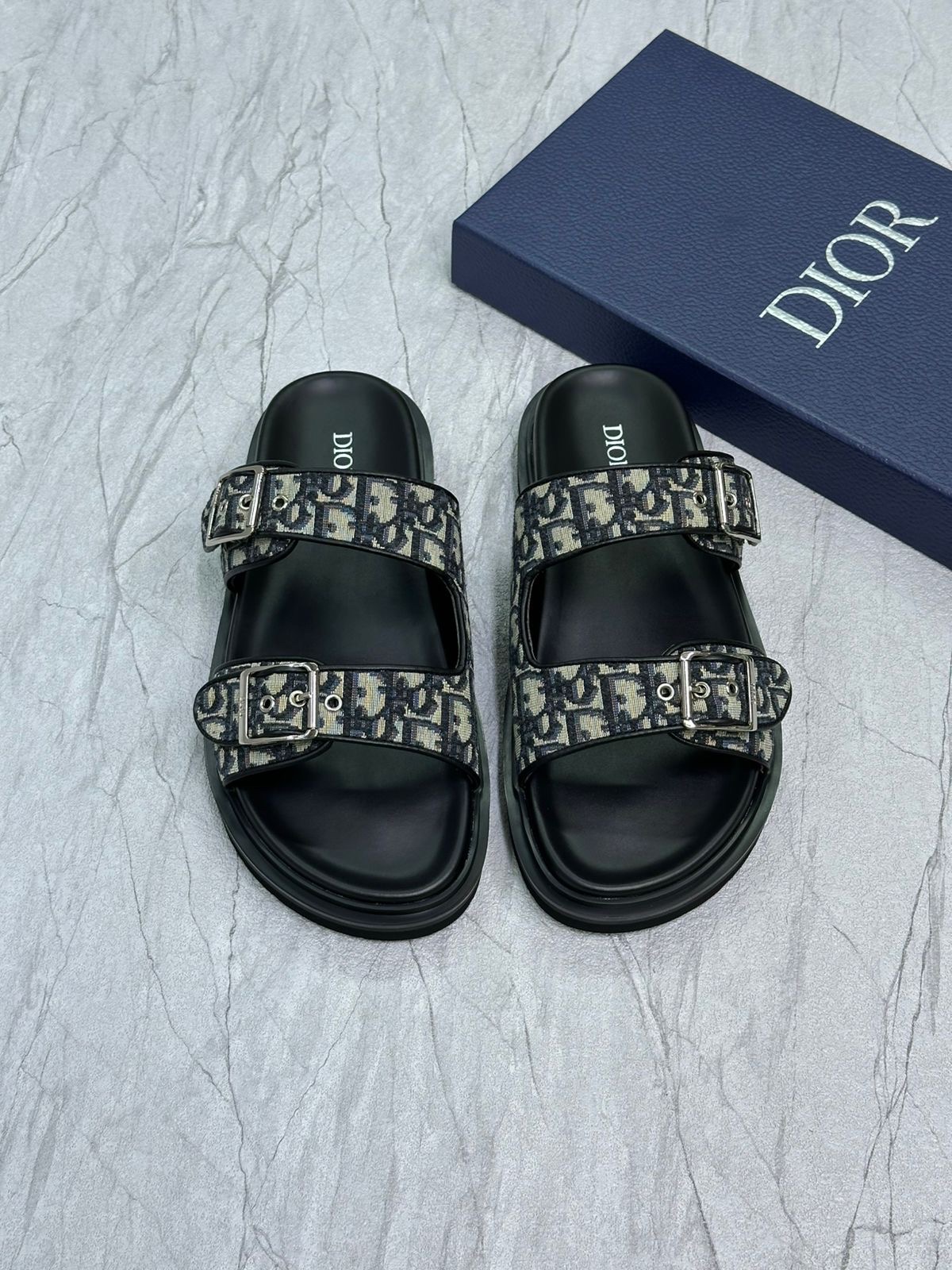 Dior Aqua Sandals - Image 4