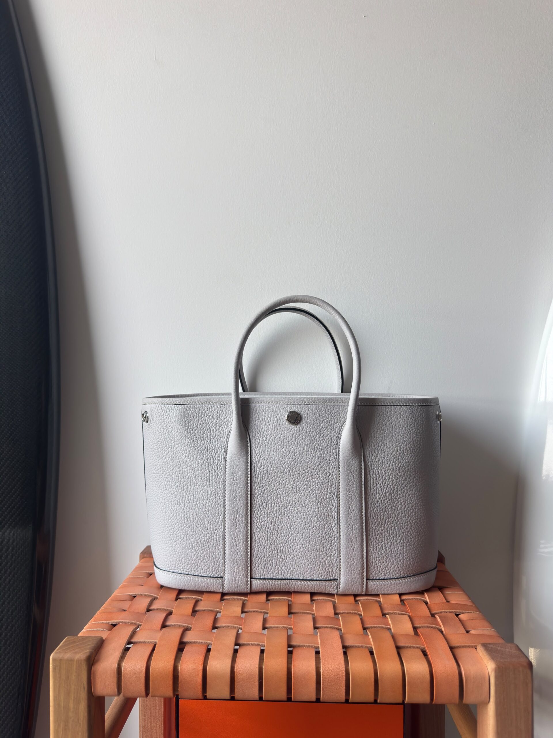 Hermès Garden Party 30 Tote Textured Negonda Calfskin Leather - Image 8