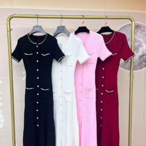 Self-Portrait Button Embellished Midi Dresses