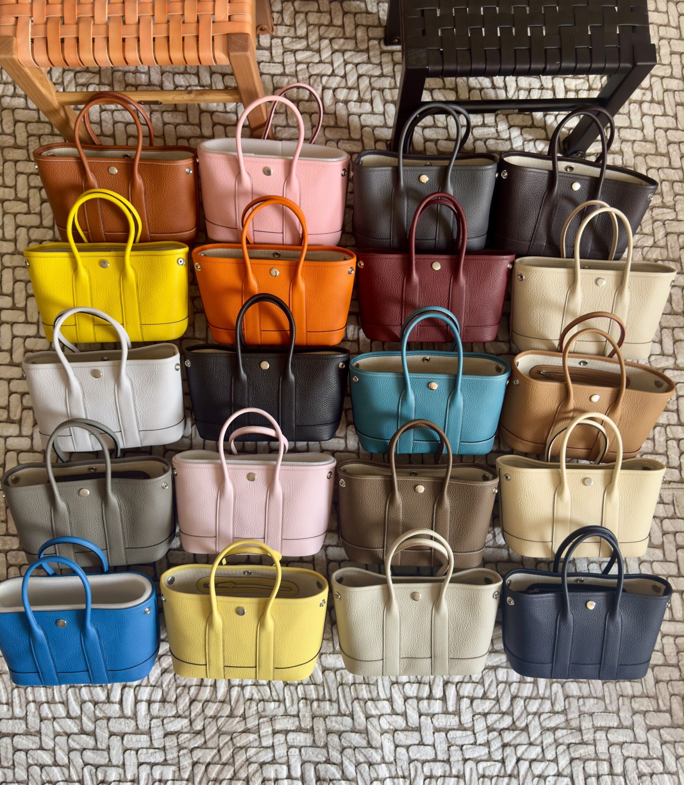 Hermès Garden Party 23 Cm Negonda Leather With Silver-Tone Hardware - Image 21