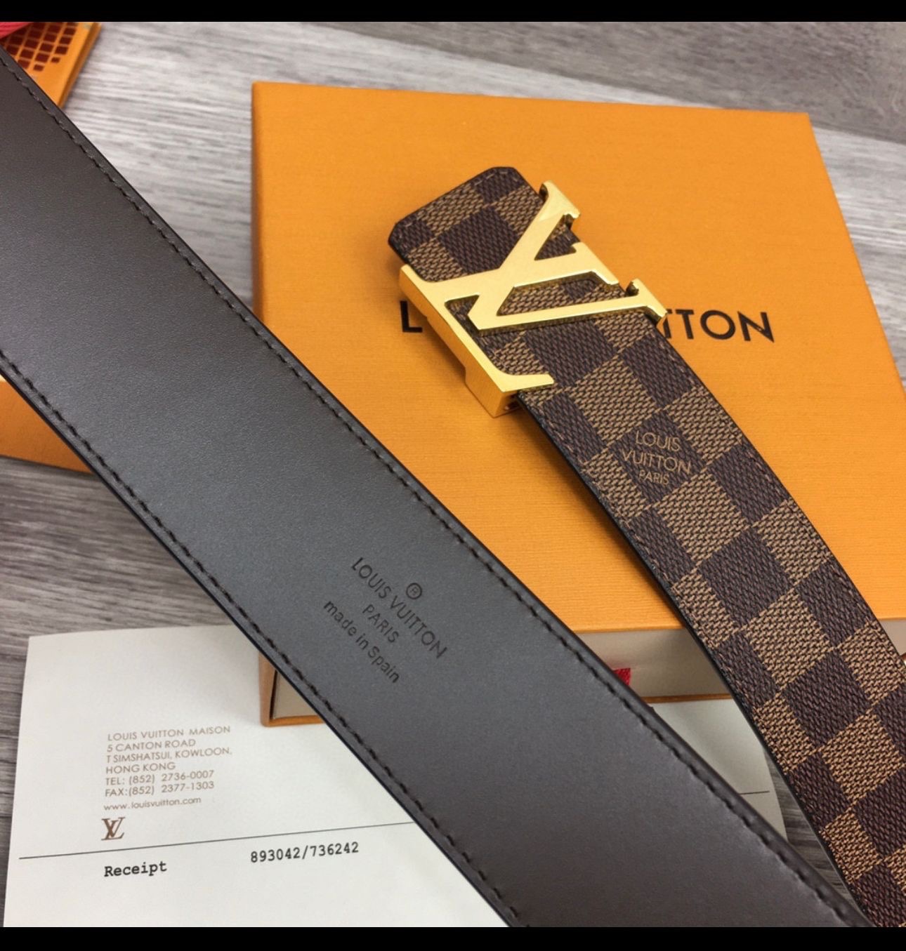 Louis Vuitton Belt Features The Iconic Damier - Image 4