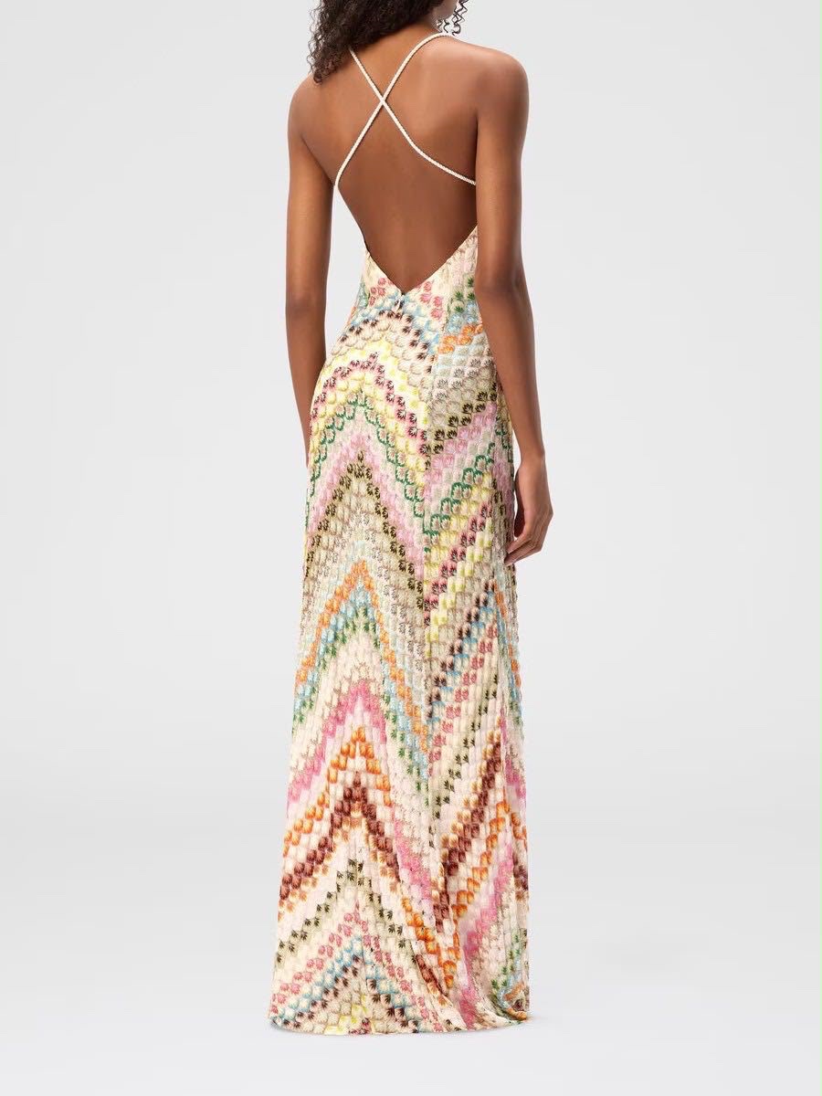 Missoni Halter Neck Maxi Dress - Image 2