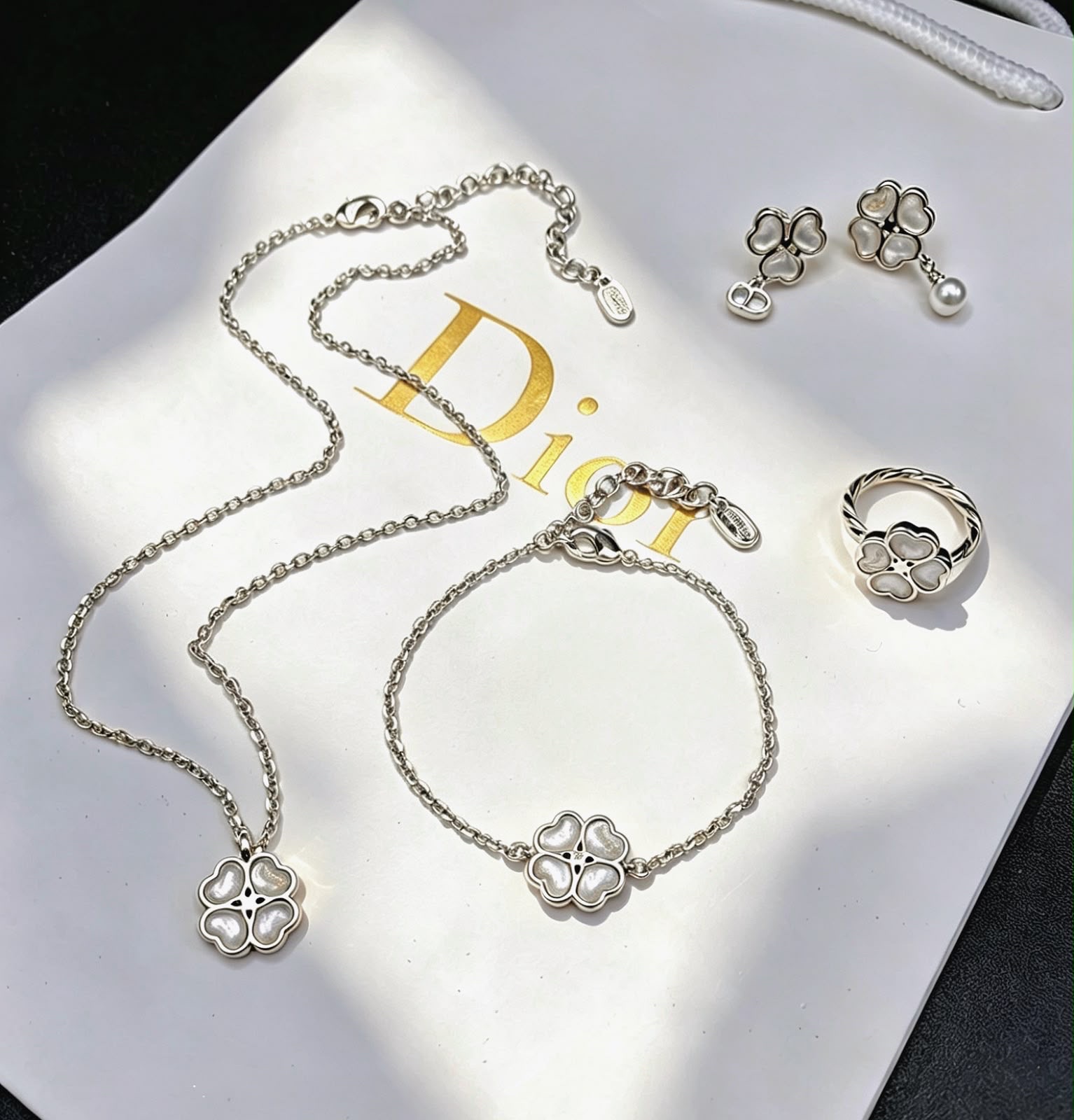 Dior Necklace Featuring A Clover-Shaped - Image 2