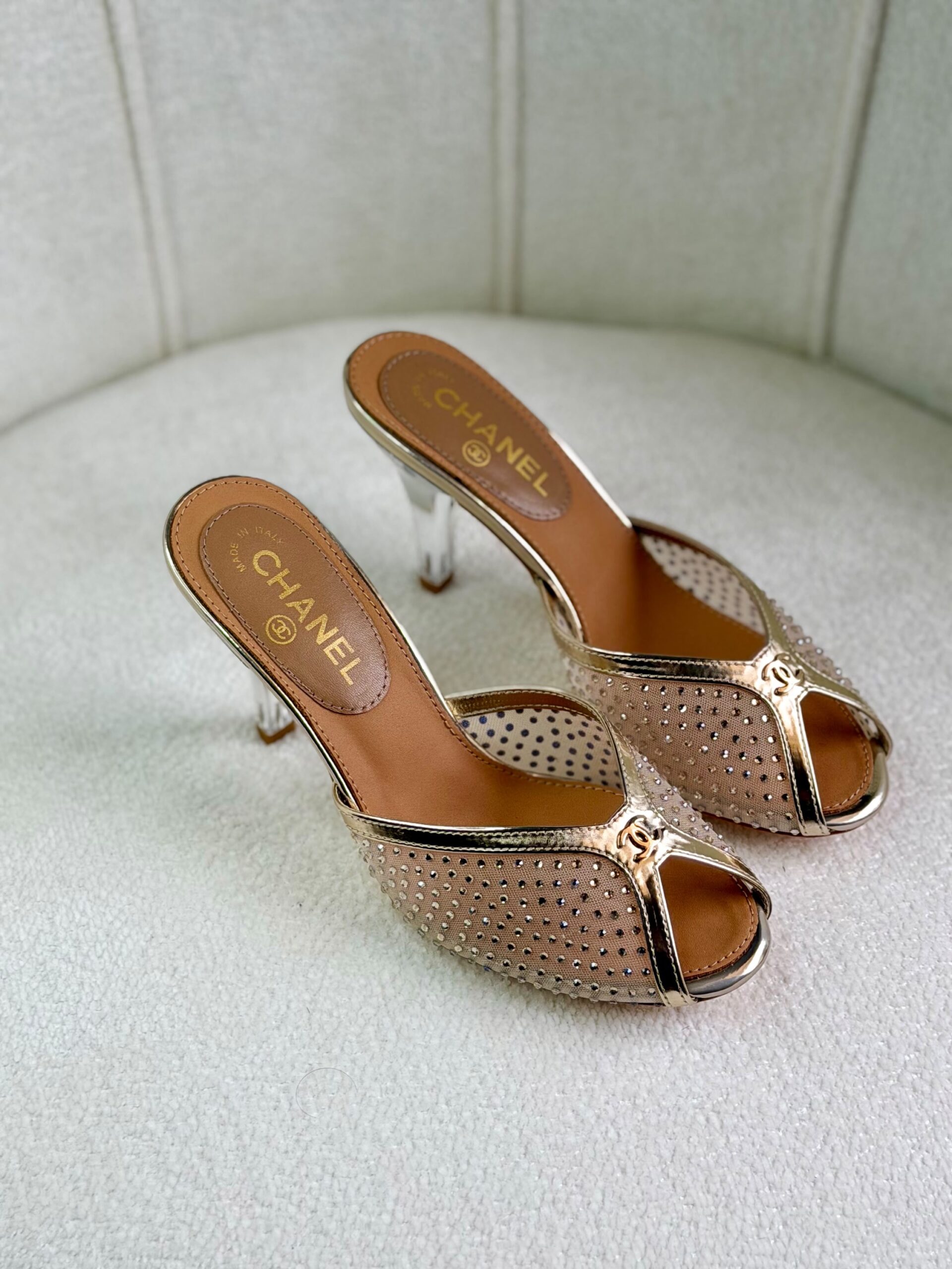 Chanel Mesh Mules - Image 8