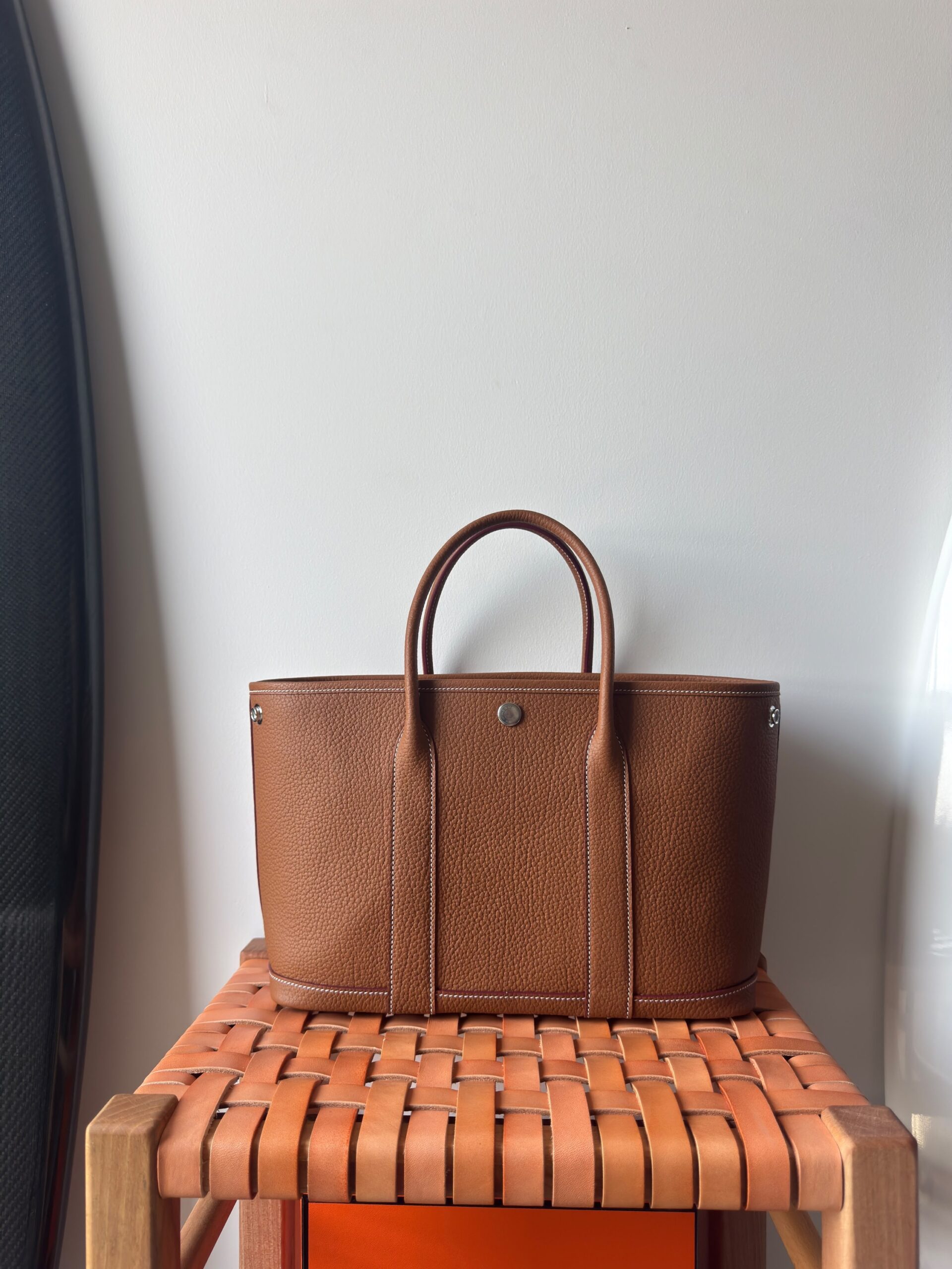 Hermès Garden Party 30 Tote Textured Negonda Calfskin Leather - Image 12