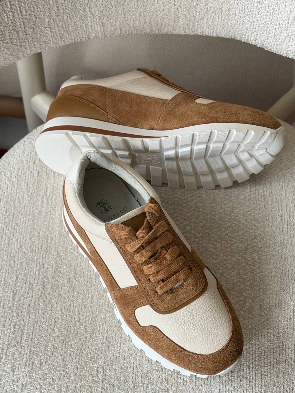 Brunello Cucinelli Suede Runner Sneakers - Image 10