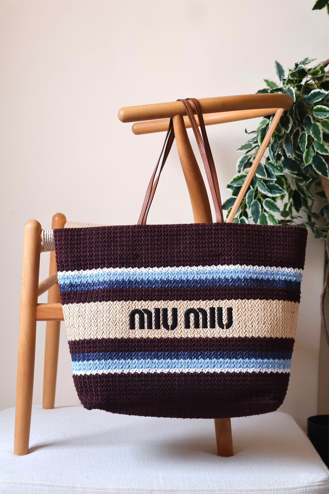 Miu Miu Crochet Tote Bag - Image 6