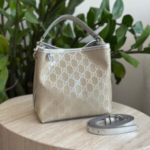 Gucci GG Emblem Small Bucket Bag