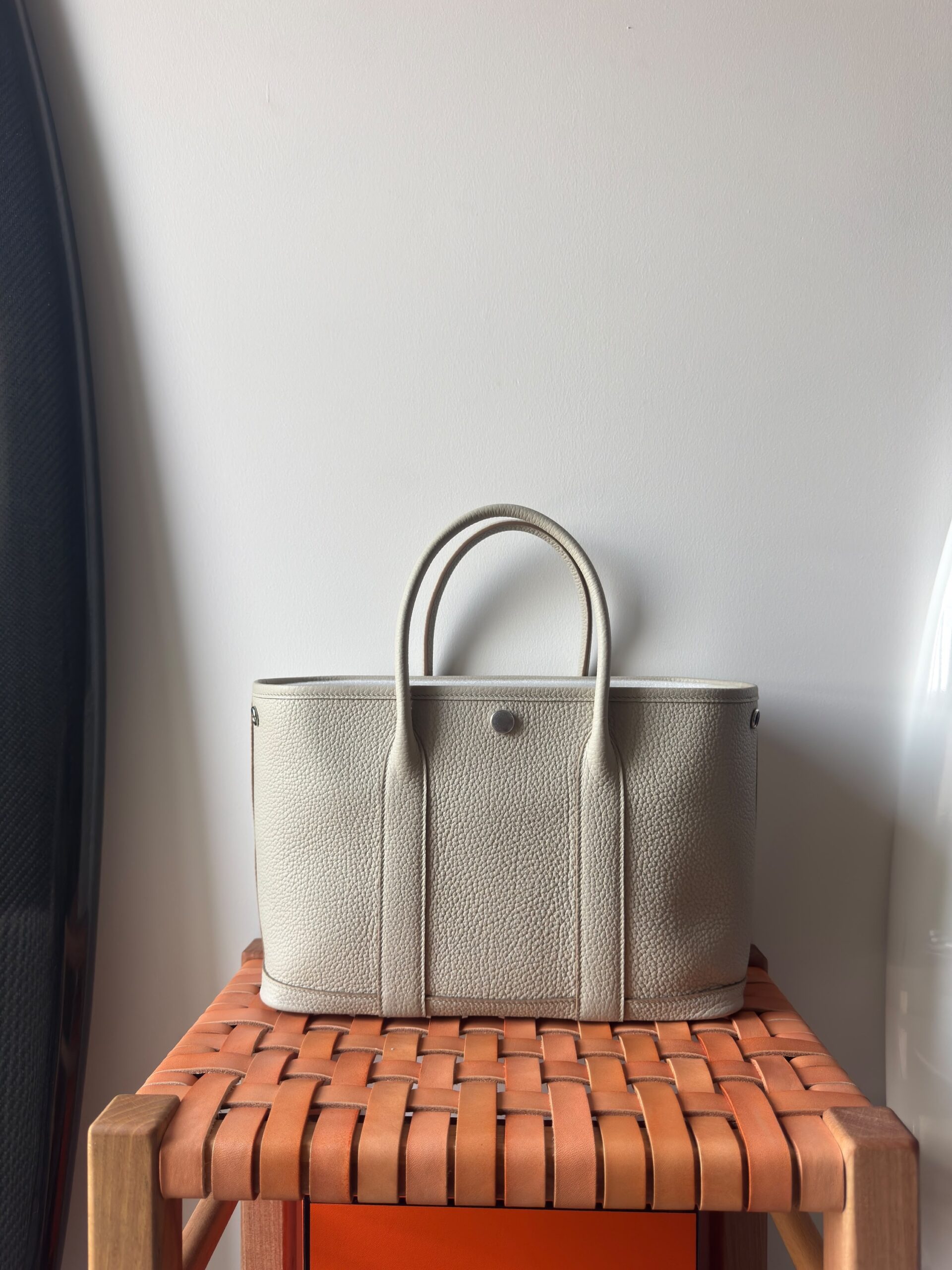 Hermès Garden Party 30 Tote Textured Negonda Calfskin Leather - Image 7