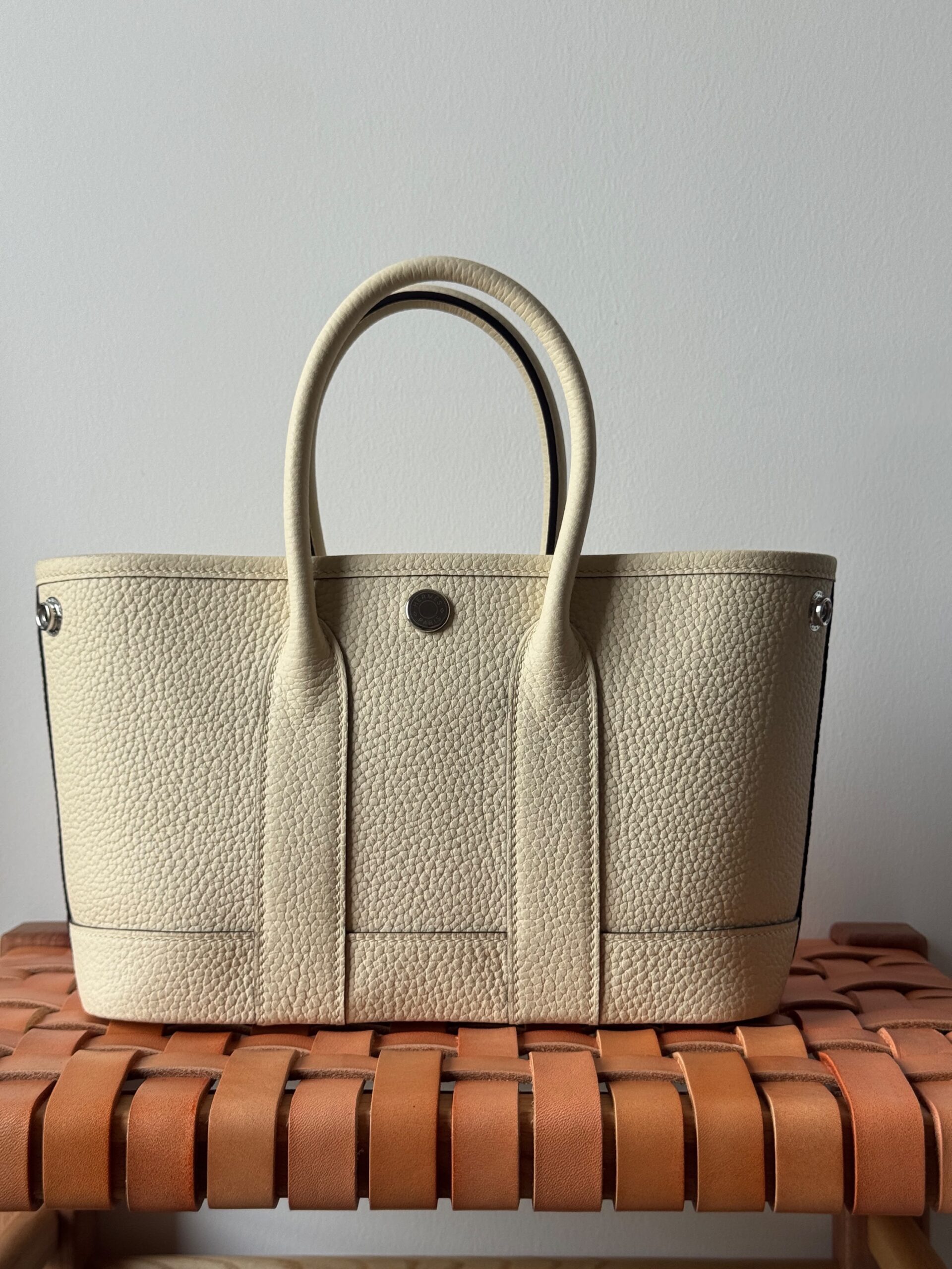 Hermès Garden Party 23 Cm Negonda Leather With Silver-Tone Hardware - Image 20