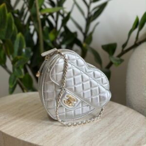 Chanel Matelasse Heart Shape Chain Shoulder Bag