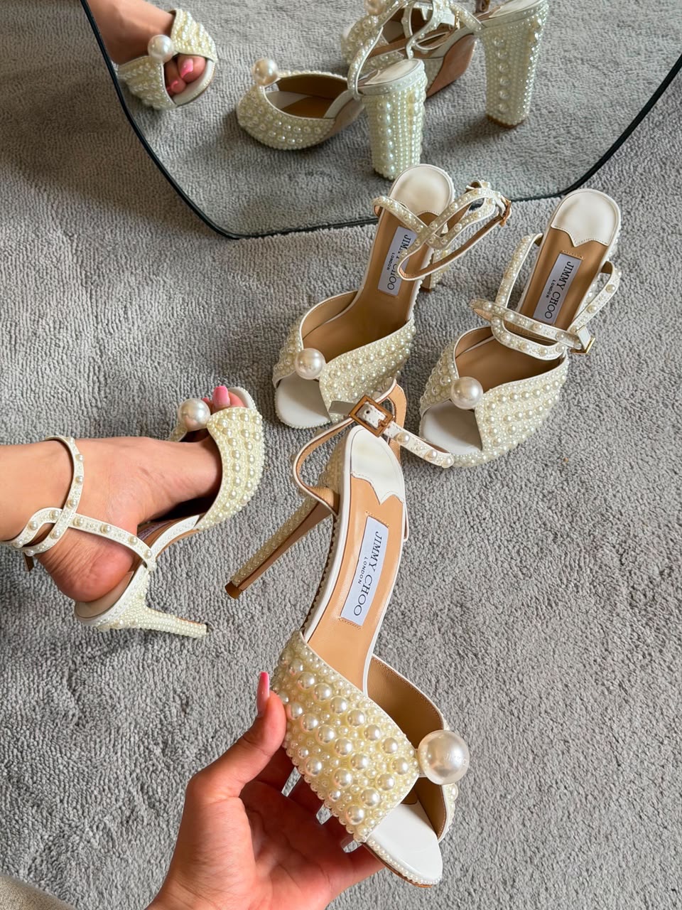 Jimmy Choo Sacaria/PF 120 Sandals