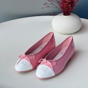 Chanel Ballet Flats Featuring