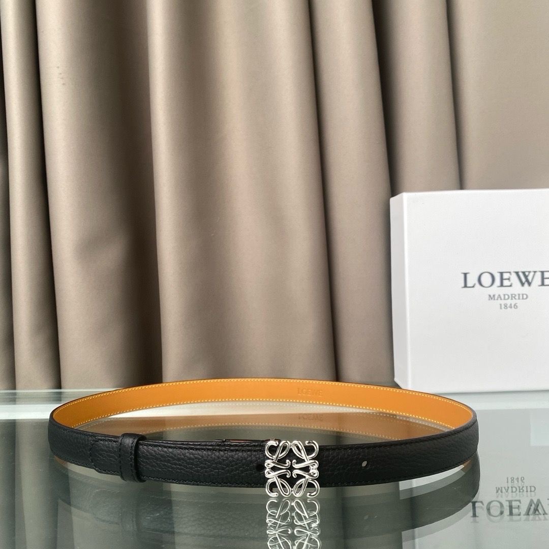 Loewe Anagram Belt Calfskin Leather