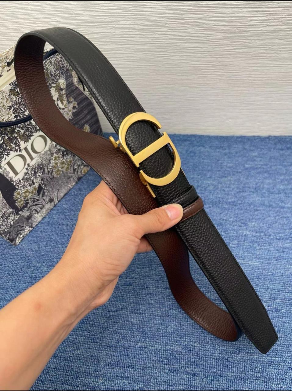 Dior Reversible Belts Feature Signature CD - Image 3