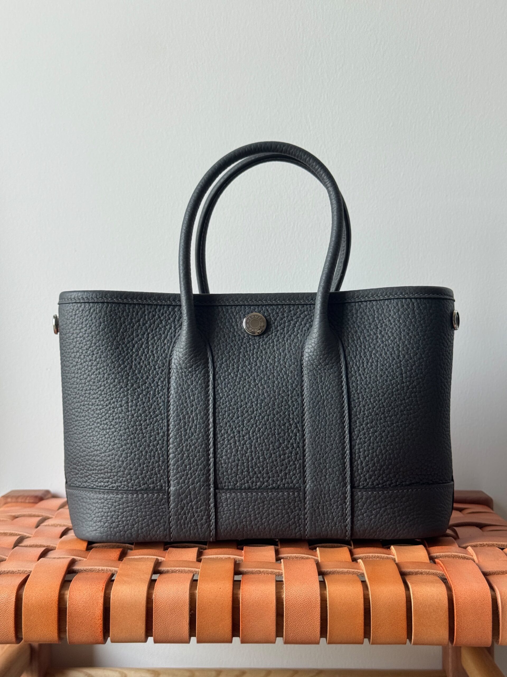Hermès Garden Party 23 Cm Negonda Leather With Silver-Tone Hardware - Image 18