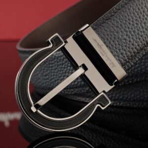 Ferragamo Reversible Leather Gancini Belt