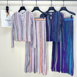 knitted Striped Missoni Sets