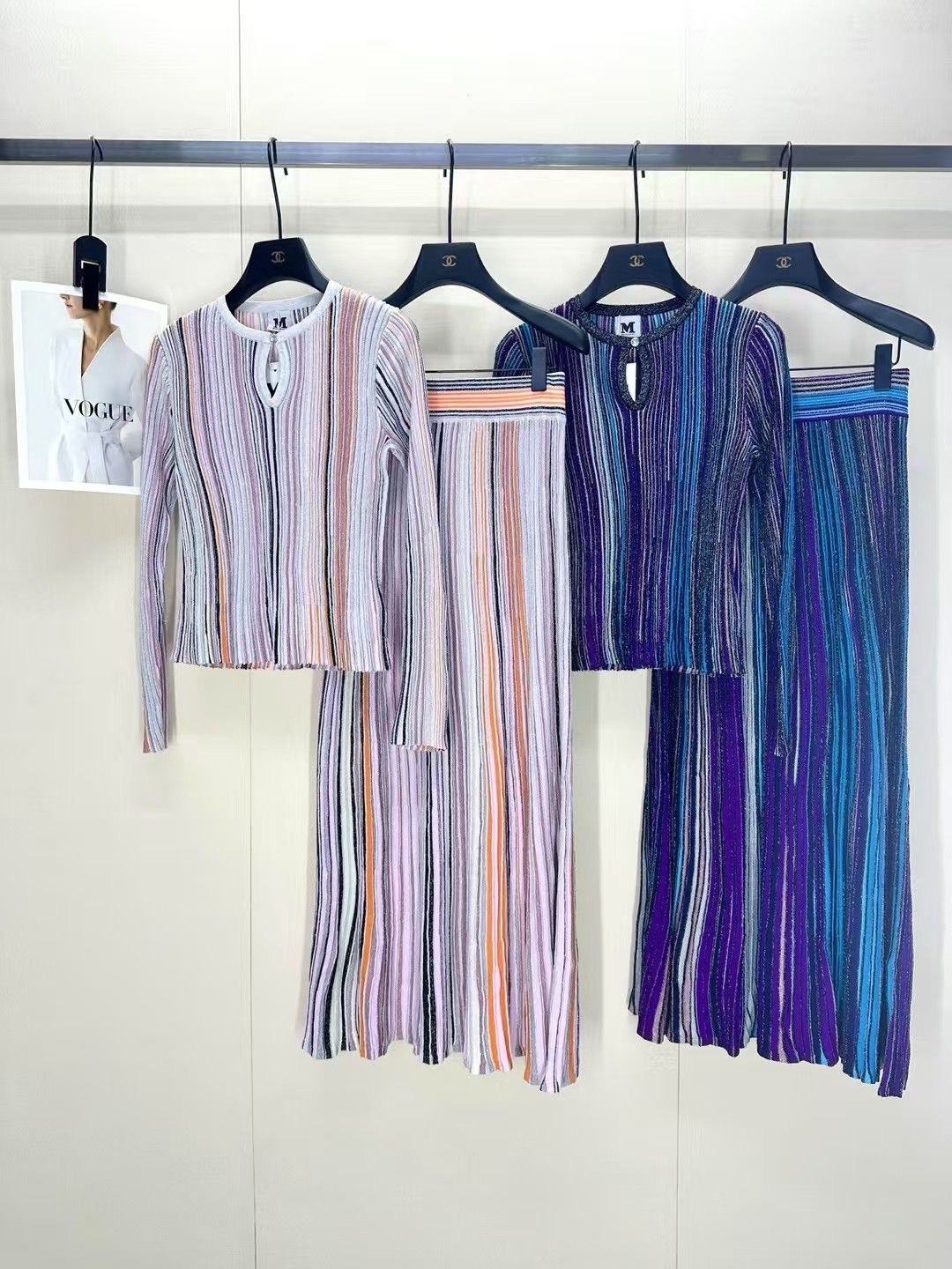 knitted Striped Missoni Sets