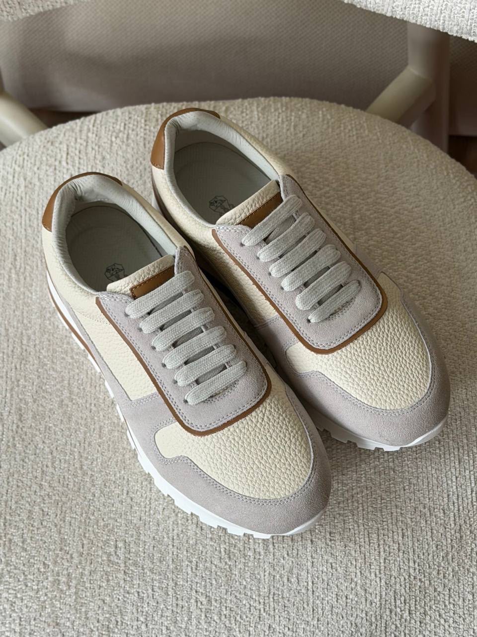 Brunello Cucinelli Suede Runner Sneakers - Image 6
