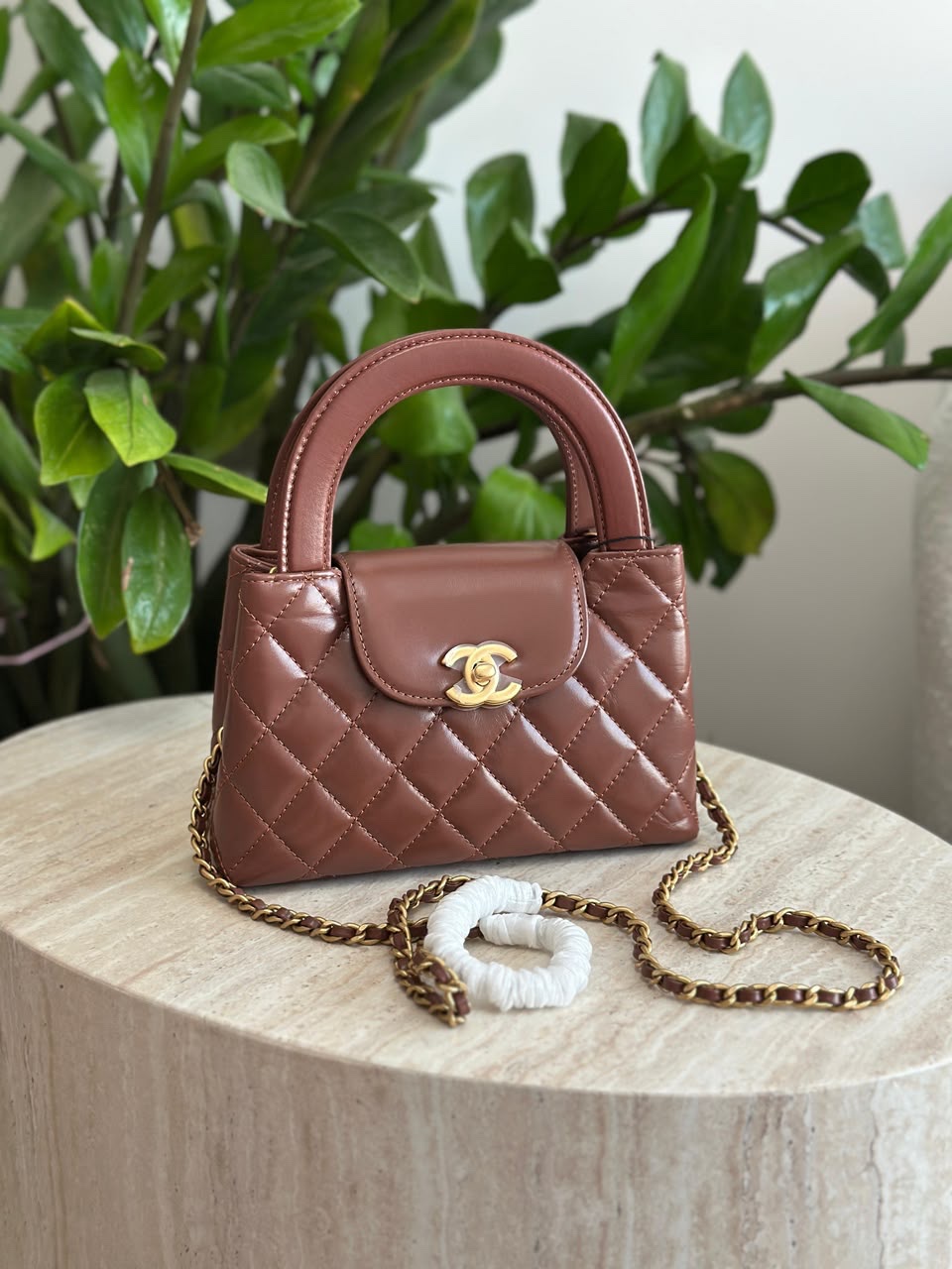 Chanel Pre-Owned Kelly Top Handle Shopping Bag - Image 9