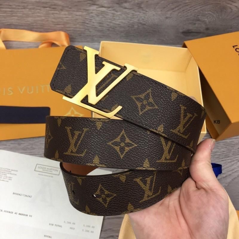 Louis Vuitton White Monogram Canvas Belt - Image 3