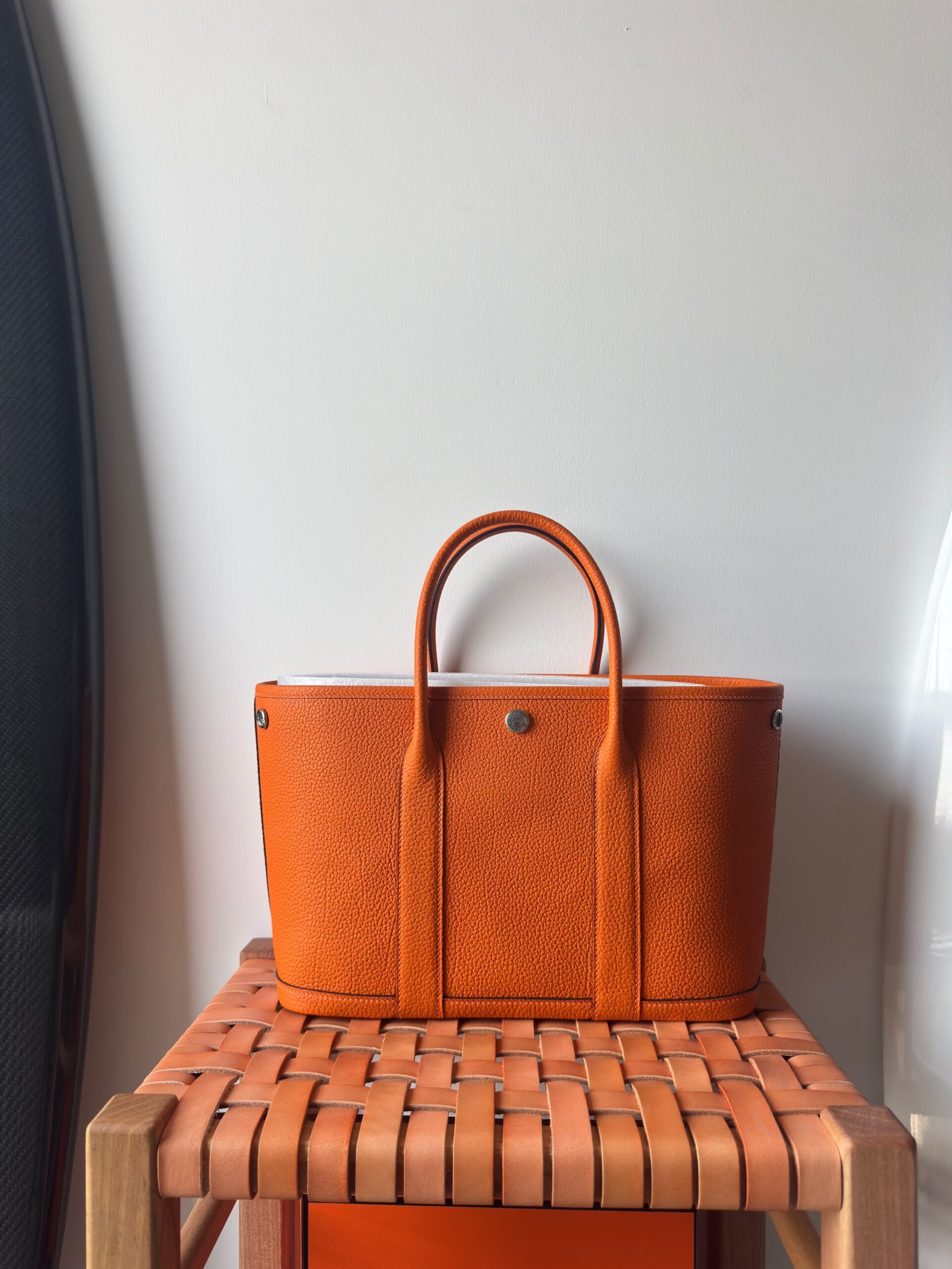Hermès Garden Party 30 Tote Textured Negonda Calfskin Leather - Image 5