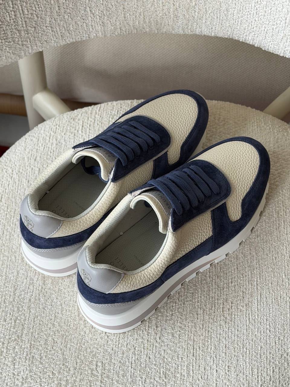 Brunello Cucinelli Suede Runner Sneakers - Image 8