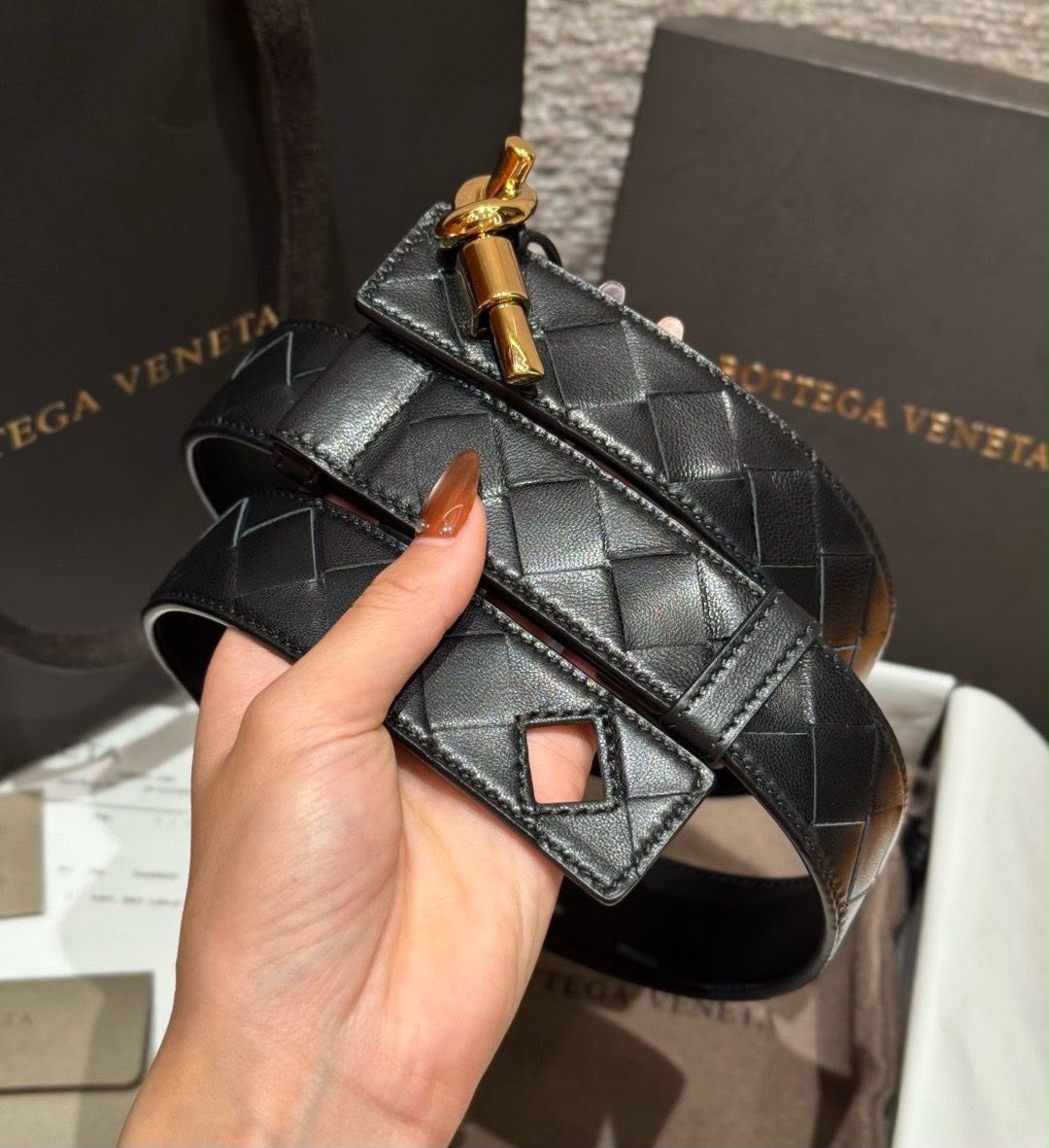 Bottega Veneta Andiamo Belt - Image 3