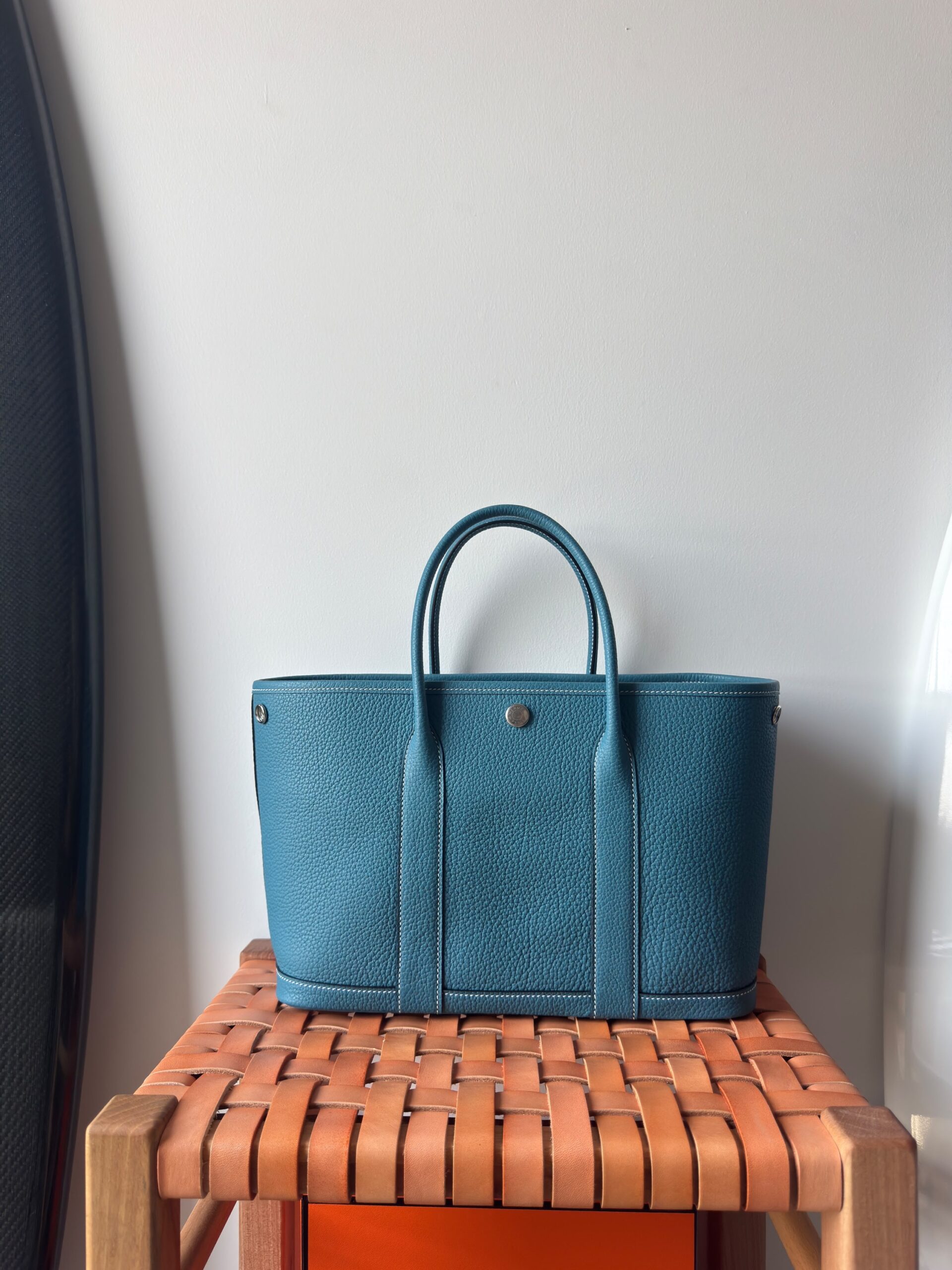Hermès Garden Party 30 Tote Textured Negonda Calfskin Leather - Image 2