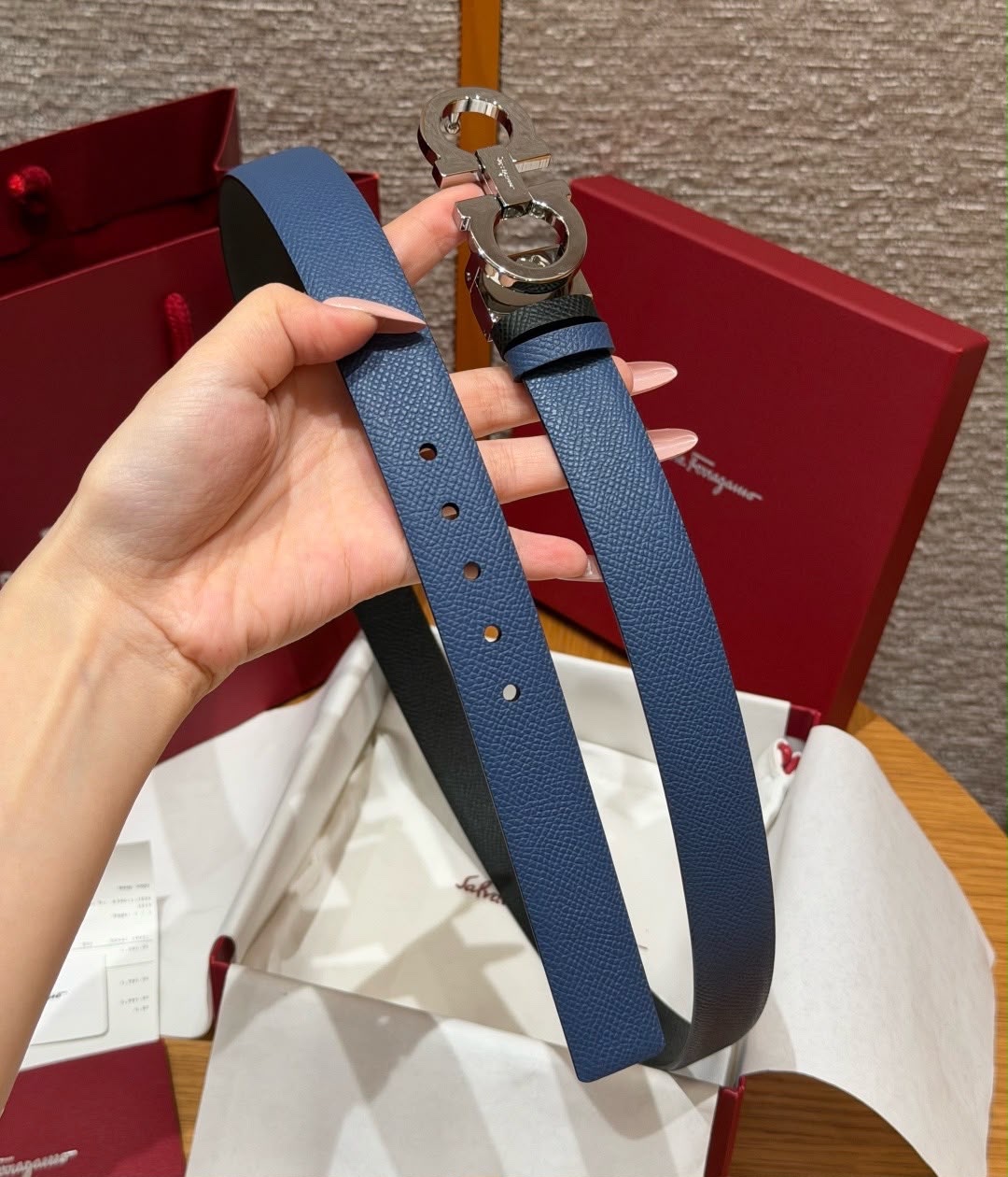 Salvatore Ferragamo Belt Features A Reversible - Image 2