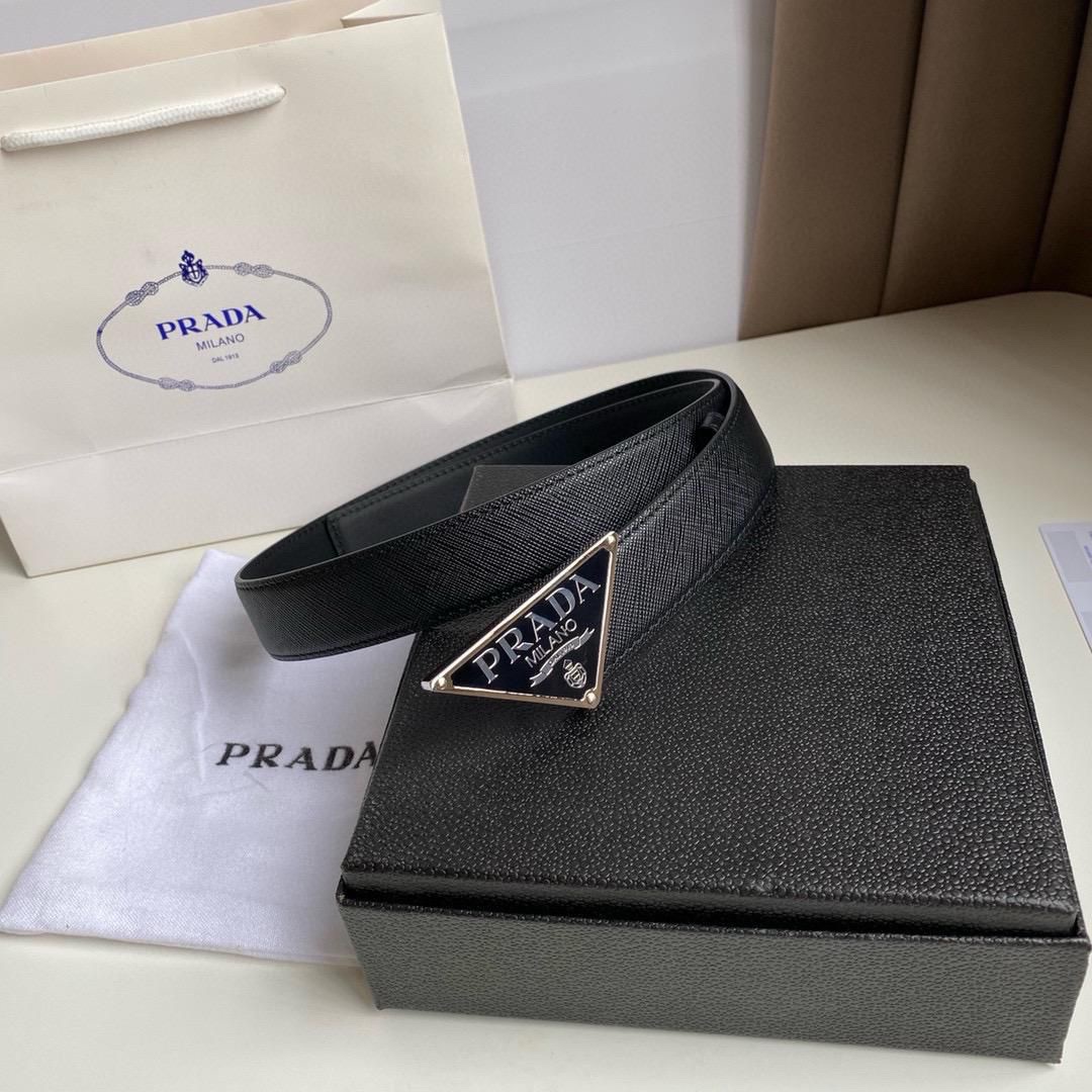 Prada Belt Is Crafted From Black Saffiano Leather - Image 5