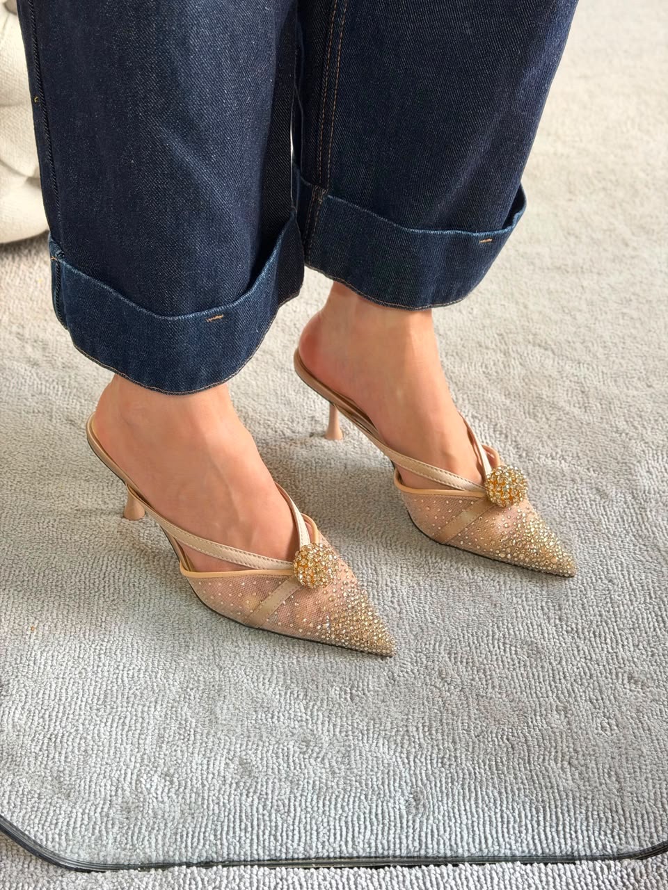 Jimmy Choo Sarai Dorsay 80 Pumps - Image 5