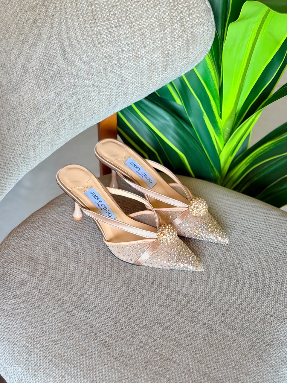 Jimmy Choo Sarai Dorsay 80 Pumps - Image 6