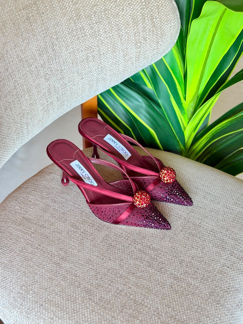 Jimmy Choo Sarai Dorsay 80 Pumps - Image 2