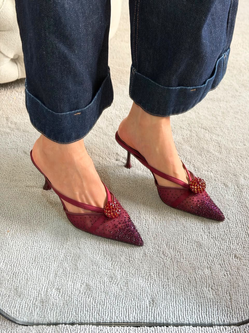 Jimmy Choo Sarai Dorsay 80 Pumps