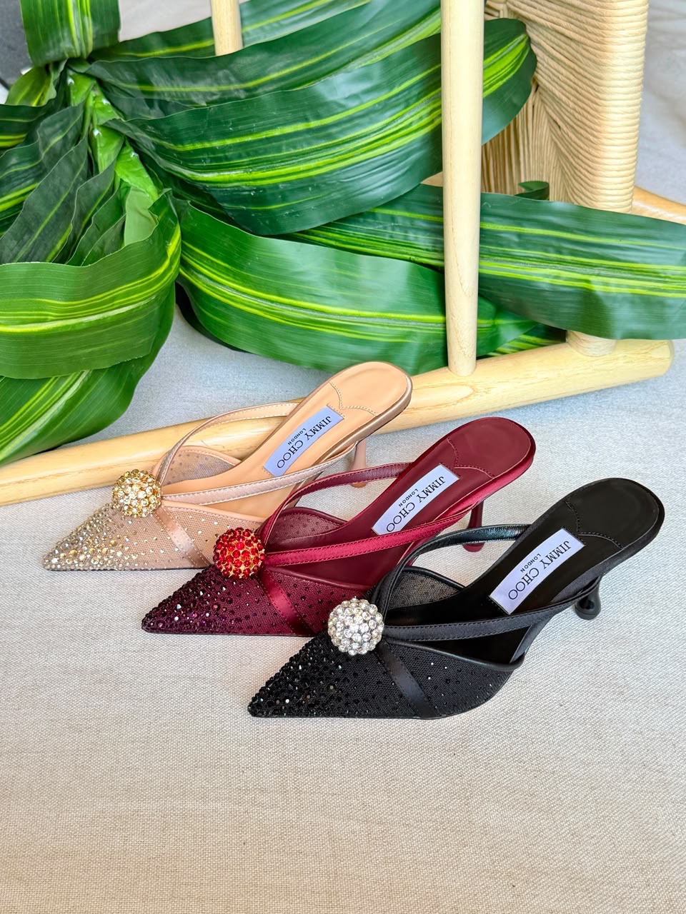 Jimmy Choo Sarai Dorsay 80 Pumps - Image 7