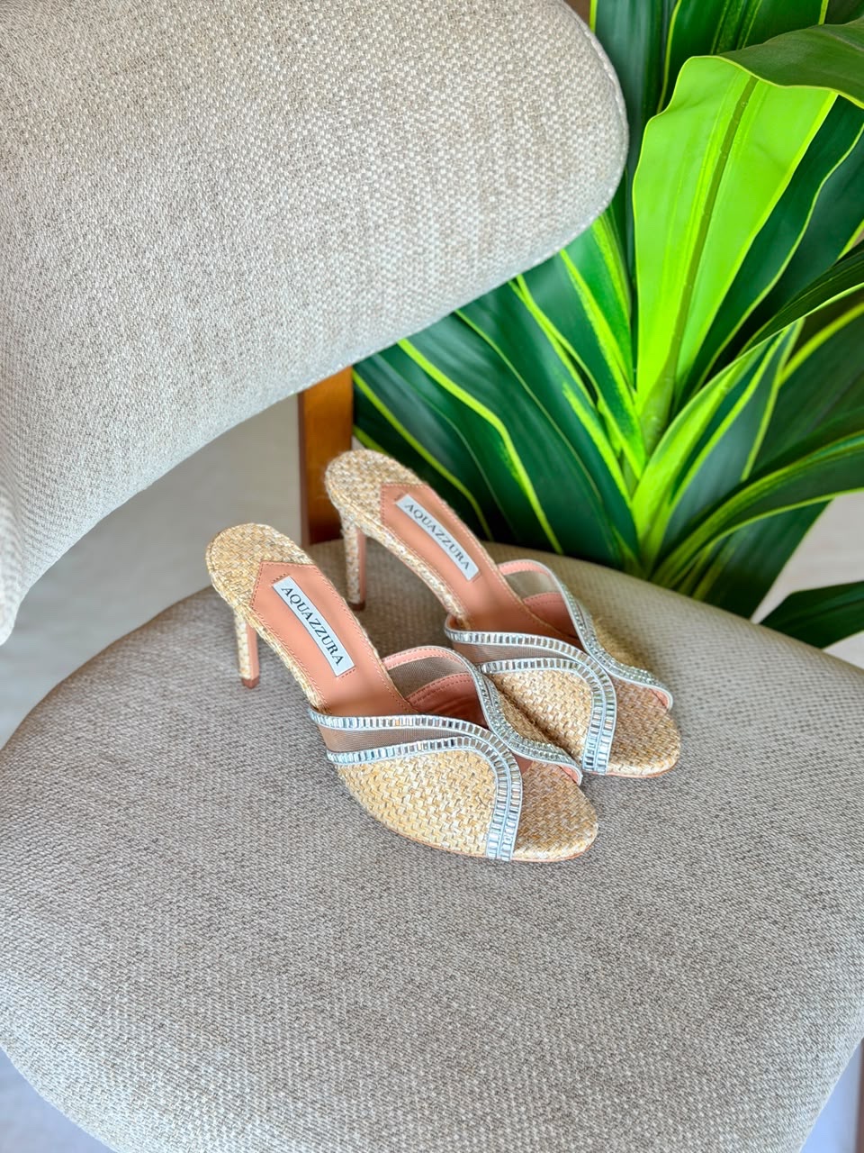 Aquazzura Wild 75 Aurora Mules - Image 2