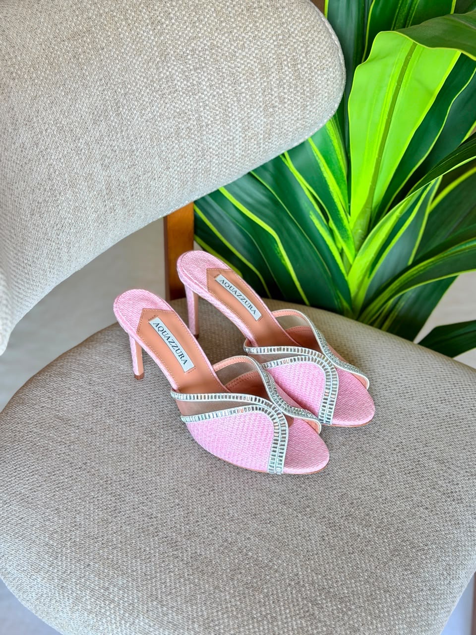 Aquazzura Wild 75 Aurora Mules - Image 5